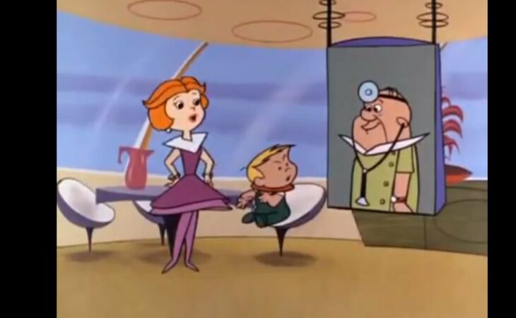 Scene from The Jetsons in the 60s