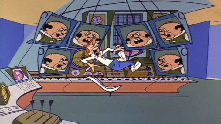 Scene from The Jetsons in the 60s