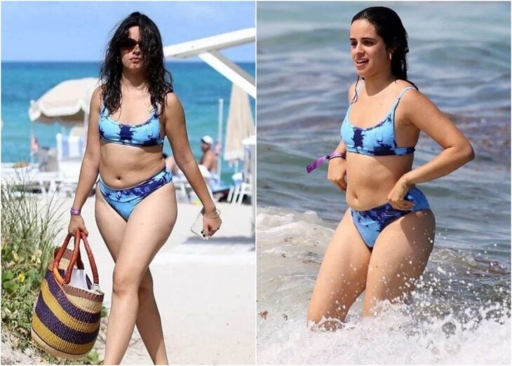 Camila Cabello paseando en la playa ;Critican a Camila Cabello por pasearse en bikini en la playa y no hemos entendido nada
