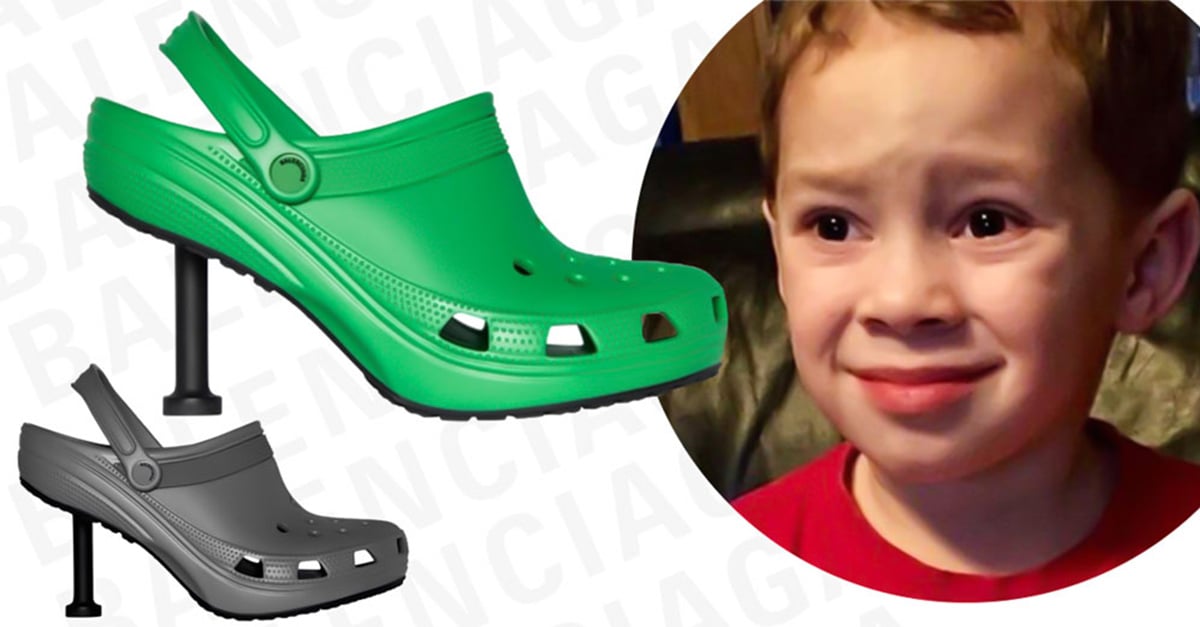 crocs and balenciaga