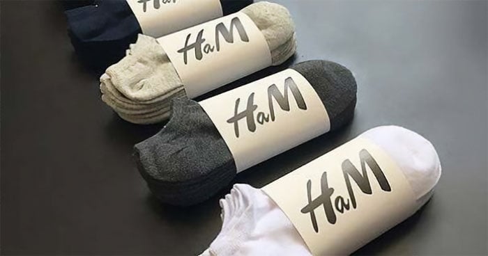 Calcetines de Ham que son copia de H&M