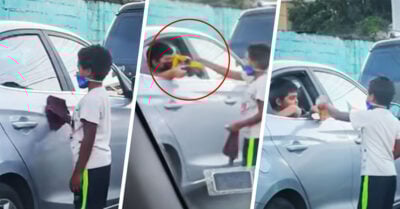 Niño le regaló un juguete a un limpiaparabrisas. Nos dieron una lección de empatía