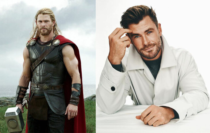 Thor played by Chris Hemsworth