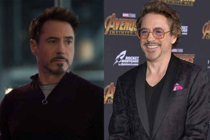 Tony Stark played by Robert Downey Jr