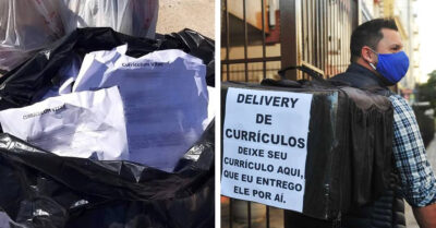 Encontró 62 currículos en la basura, los transcribió y ahora 14 personas ya tienen trabajo