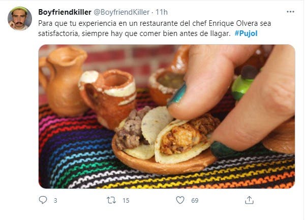 Comentarios en twitter sobre las tortillas pujol 