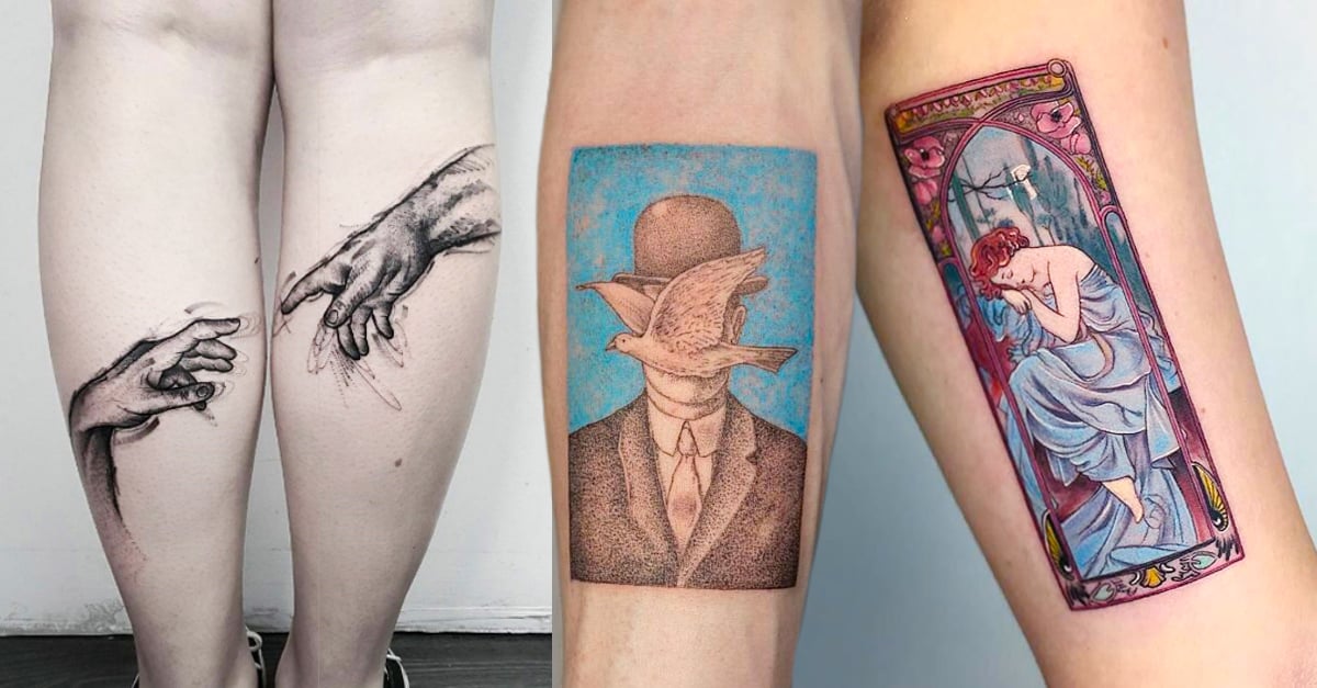 Tatuajes inspirados en obras de arte para que te hagas uno