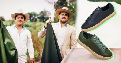 Jóvenes crean los primeros tenis veganos y ecológicos a base de nopal
