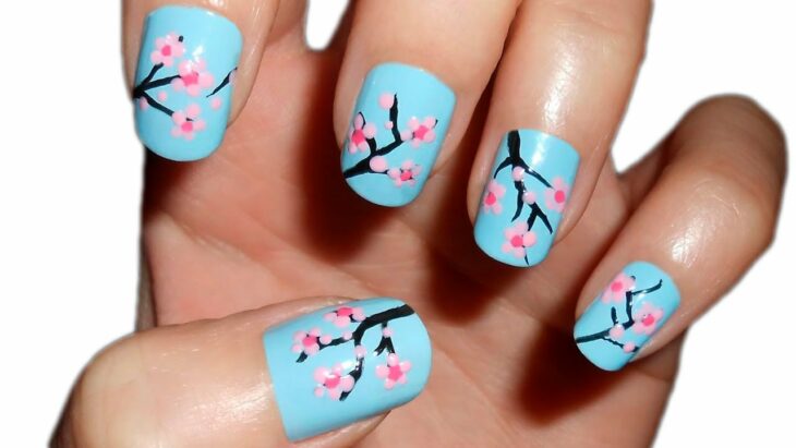 Uñas con decoraciones japonesas 