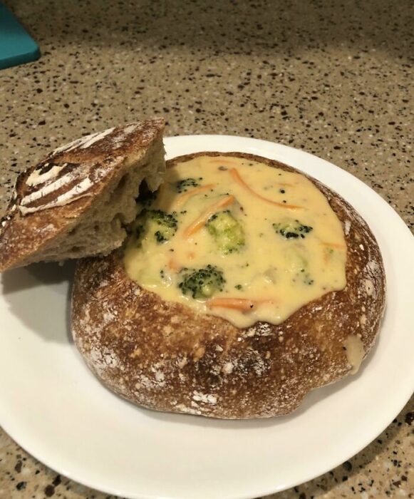 sopa de queso; Estas fotos de comida perfecta te harán romper la dieta