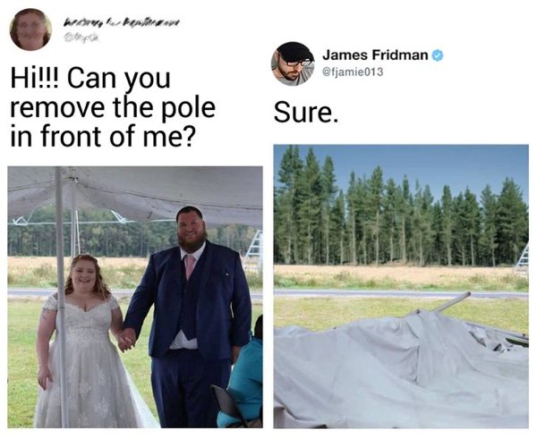 Modifications made by James Fridman to a photograph on twitter 