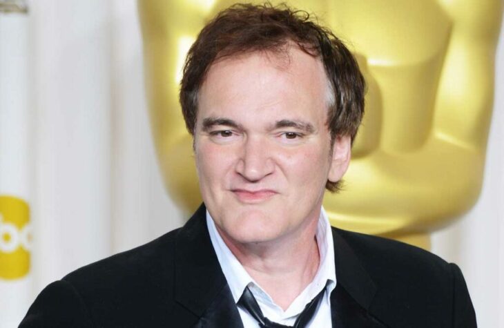 Quentin Tarantino durante una sesión de fotos en los óscar