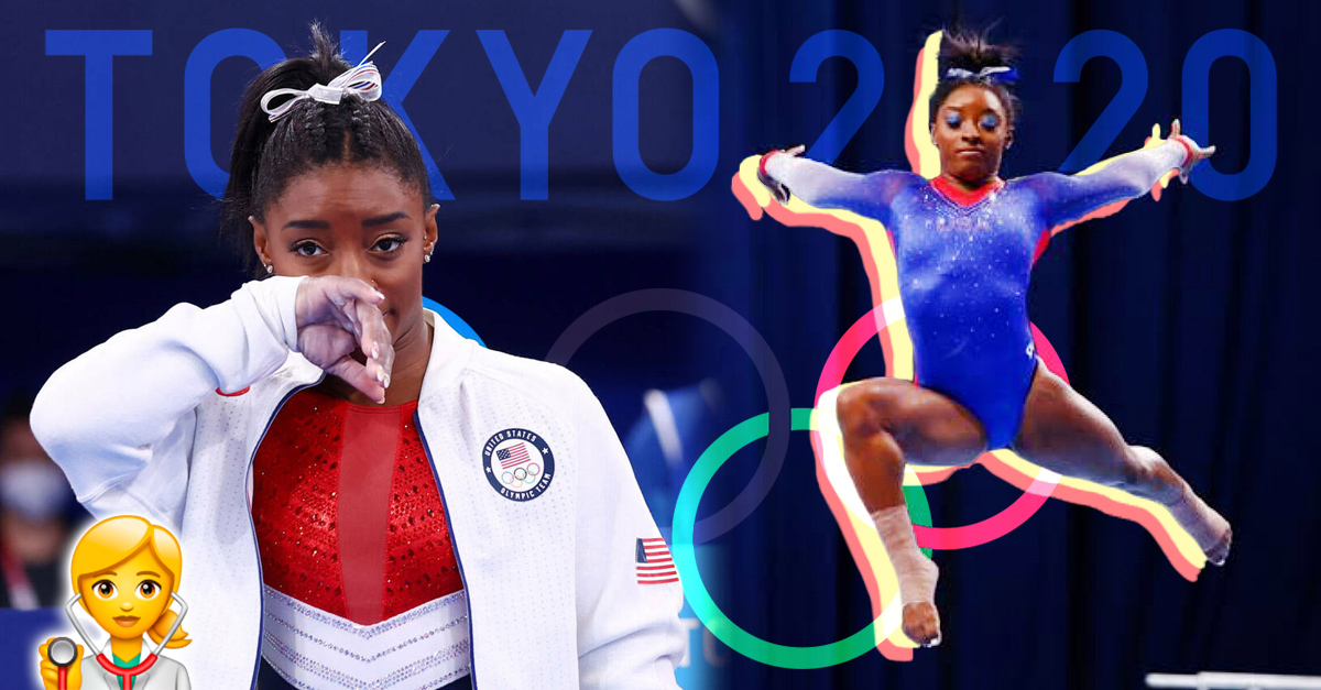 Simone Biles, one of the great athletes in gymnastics, decides to withdraw from the Olympics for mental health