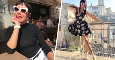 Tiene 72 años pero mantiene una silueta como de modelo