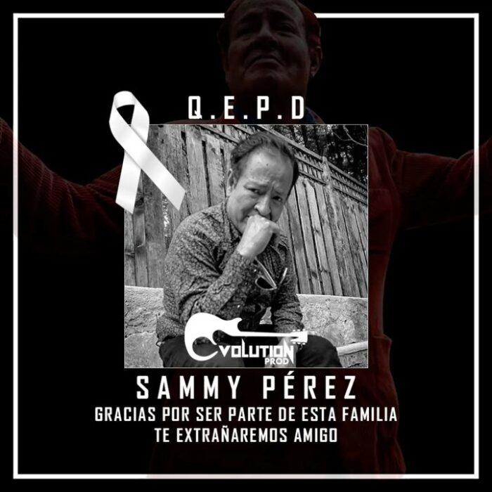 Comunicado fallecimiento de Sammy Perez 