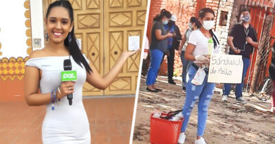 Critican a periodista por vender sándwiches en la calle y responde a todos sus ‘haters’