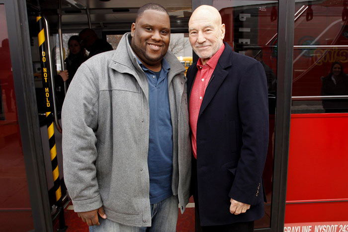 Patrick Stewart; 18 People Who Met Their Favorite Celebrities By Chance