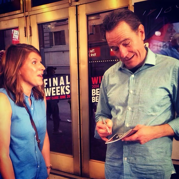 Bryan Cranston; 18 People Who Met Their Favorite Celebrities By Chance