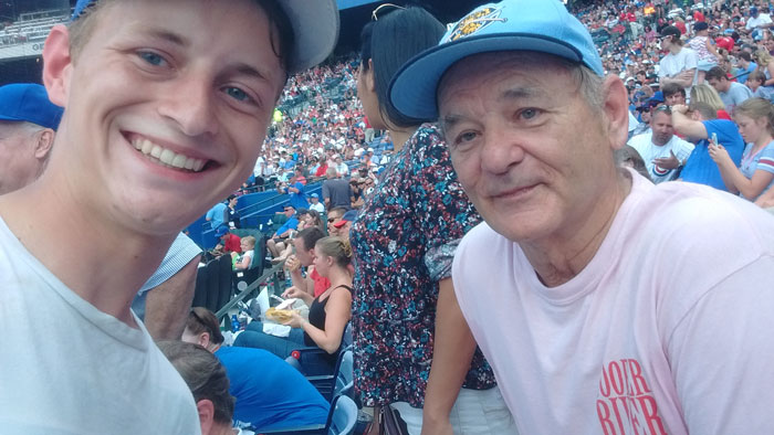 Bill Murray; 18 People Who Met Their Favorite Celebrities By Chance