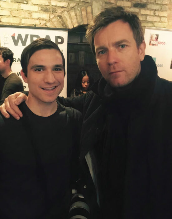 Ewan McGregor ;18 Personas que conocieron a sus celebridades favoritas por casualidad