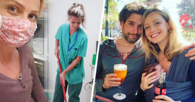 Renunció a su trabajo y a su esposo para ser voluntaria; Ayudó, se enamoró de nuevo y tuvo un bebé