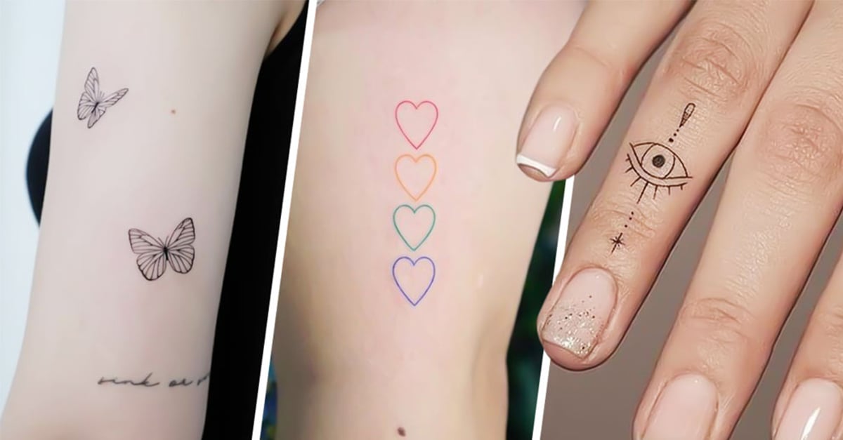13 Tatuajes con diseños minimalistas que te cautivarán