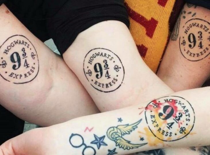 Anden 9 3/4;18 Tatuajes inspirados en 'Harry Potter' que te llevarán de vuelta a Hogwarts 