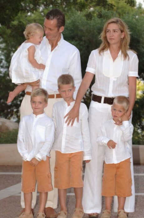 Royal children wearing very similar dresses 