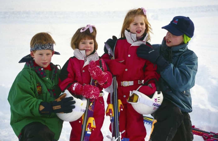 Royal children wearing very similar dresses 