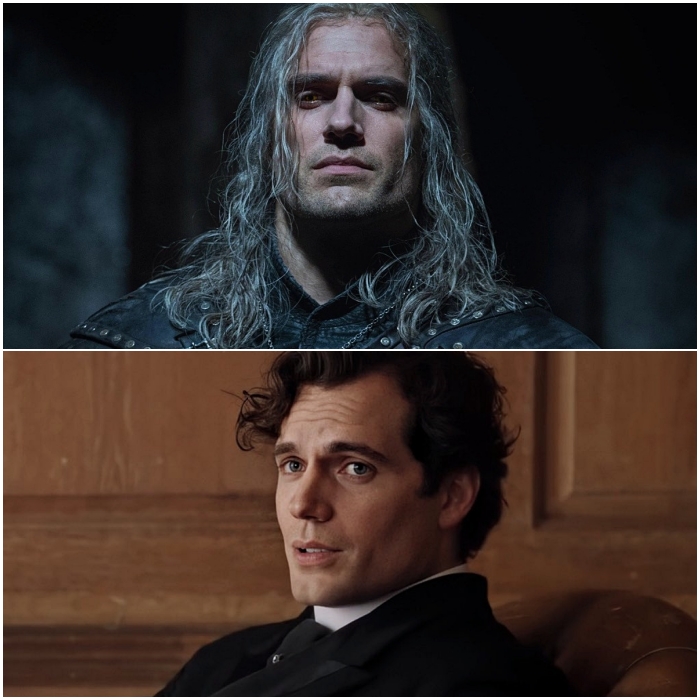 Henry Cavill as Geralt of Rivia and Sherlock Holmes