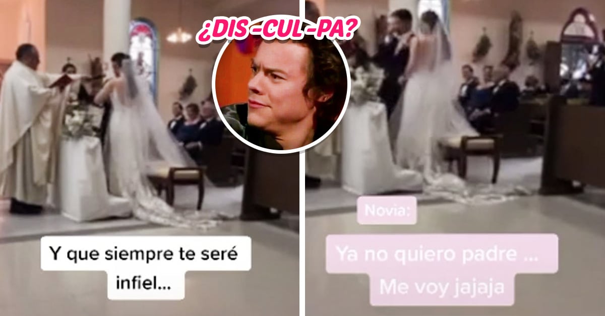 “I will always be unfaithful to you”;  boyfriend makes a mistake when saying his vows and the internet did not forgive him