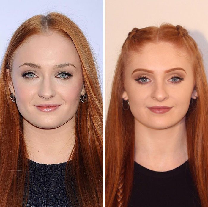 Sophie Turner;18 Celebridades con dobles de acción tan idénticos que te harán ver doble