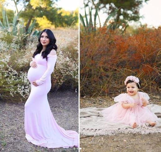 Madre e hija en sesión de fotos; Adalyn Rose cumple un año tras la trágica muerte de su madre embarazada por una conductora ebria