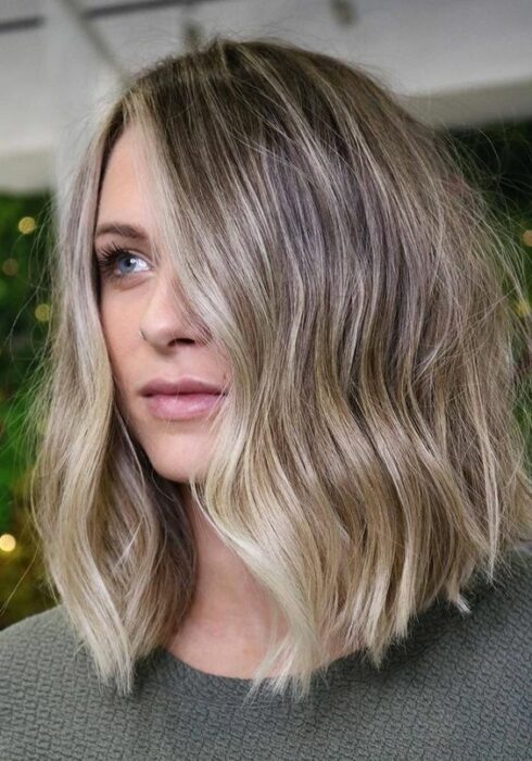 cabello teñido estilo champiñón ;14 Ideas para cortar tu cabello estilo midi que te encantarán