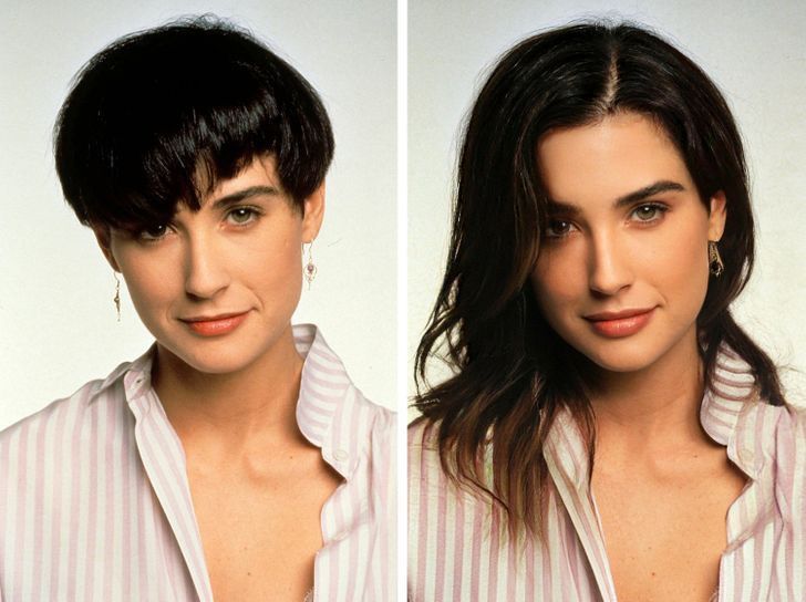 Famous before and after a modern look makeover 