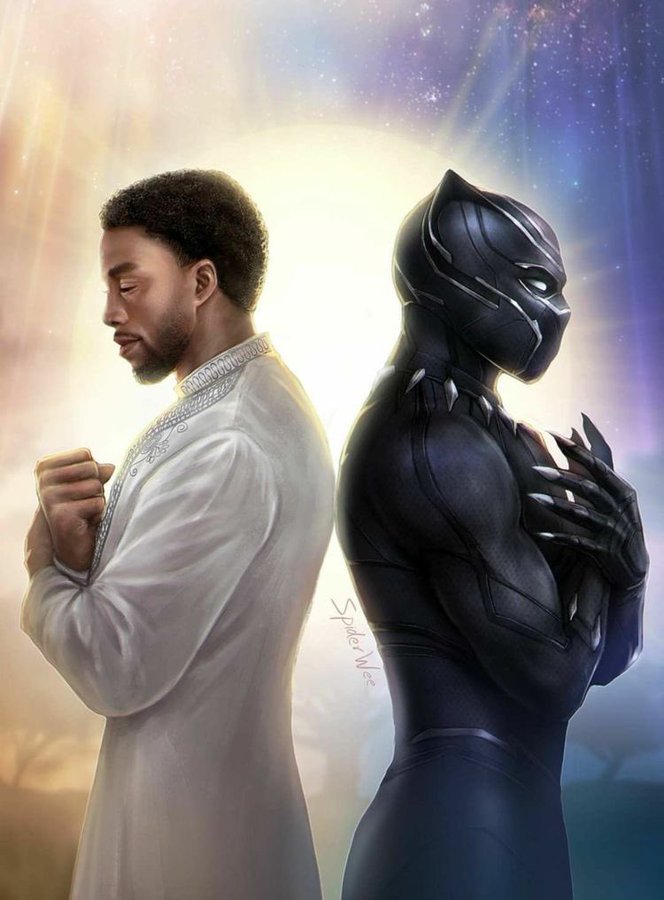 Poster de Black Panther; Fans y celebridades recuerdan a Chadwick Boseman a un año de su muerte