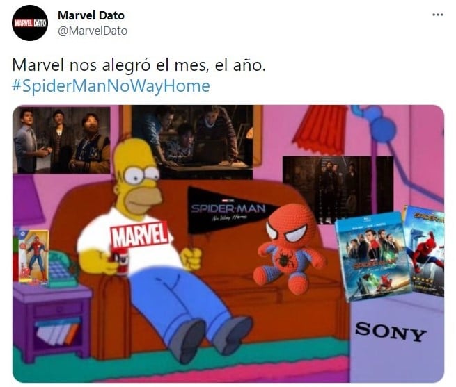 Meme en twitter ;Marvel revela el tráiler de 'Spider-Man: sin camino a casa' y desata memisa 