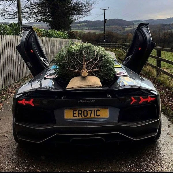 Auto de lujo con un pino encima ;20 'Niños ricos' en Instagram que presumen todo lo que compran con el dinero de papá