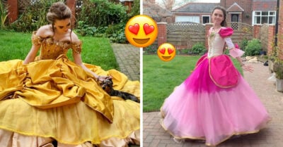 Recrea vestidos de princesas Disney y Barbie y el resultado merece estar en nuestro armario