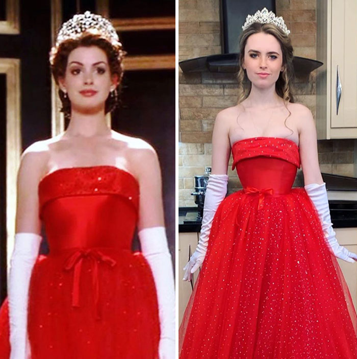 Mia Thermopolis; Vestidos inspirados en Barbie y Princesas Disney