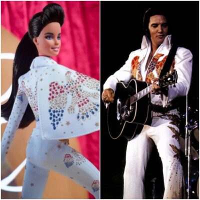Poupée Barbie Elvis Presley Mattel Collector (vintage, Sans Boîte, Avec Tenue)