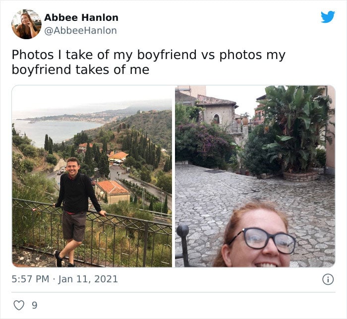 Pareja de viaje ;15 Veces que las fotos hechas por novias superaron a las de los novios