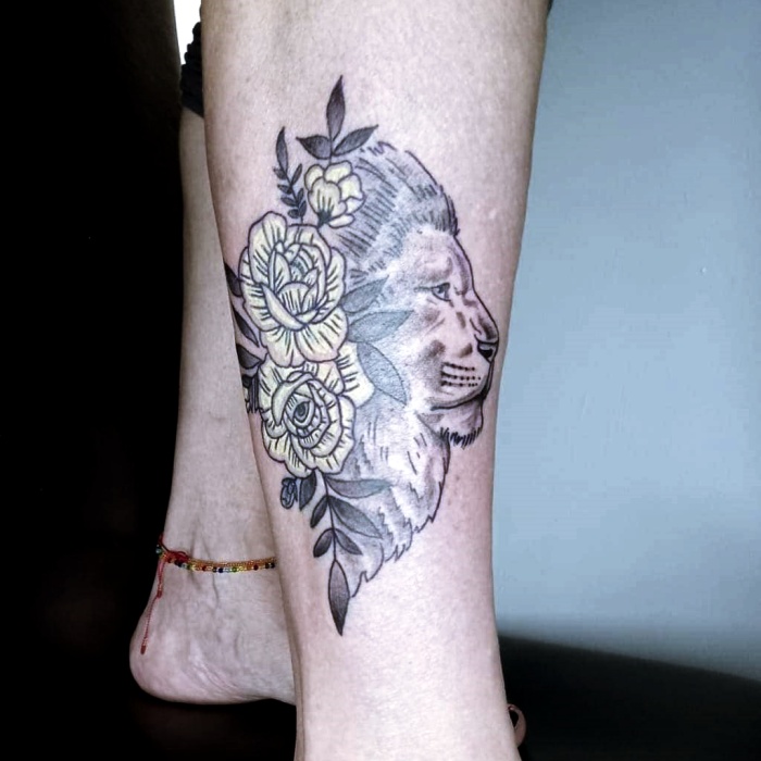 different original designs inspired by the zodiac sign Leo, black ink, with lions, stars, constellation