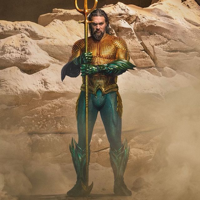 Jason Momoa presentó su traje para la nueva “Aquaman”. Su trabajado cuerpo se vuelve a lucir 