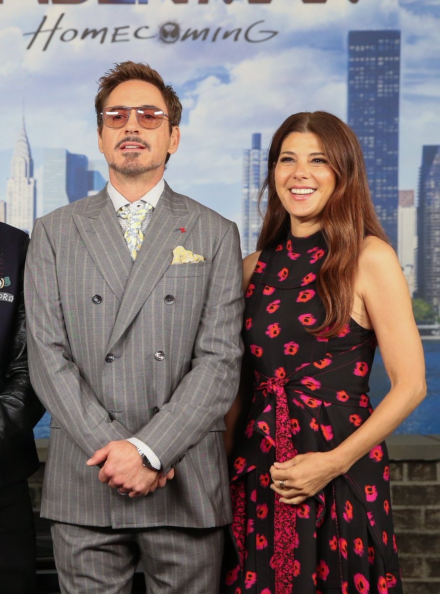 Robert Downey Jr. y Marisa Tomei; Actores del MCU que se enamoraron dentro y fuera del set