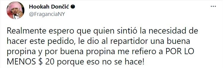 Tuit; Buscan a repartidor que luchó contra la inundación para entregar su pedido y darle una fortuna