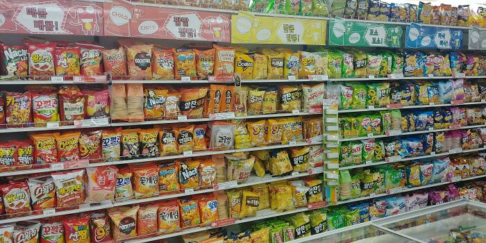 supermercado con ramen; Corea es de otro mundo y estas fotos lo prueban