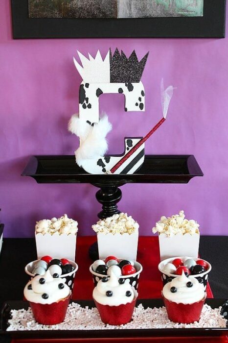 Cruella de Vil themed party ideas 