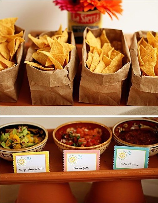 Nacho Bar; Ideas for a Mexican Party