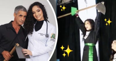 Chica se gradúa como doctora y así honró a sus padres cuando recibió su título
